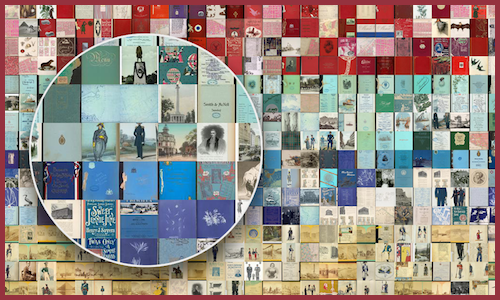 collage of books