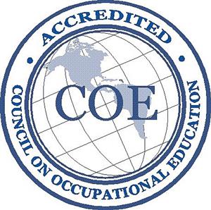 Accredited by the Council on Occupational Education